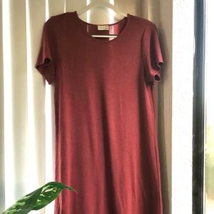 Wilfred Free strawberry colored dress